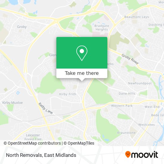 North Removals map