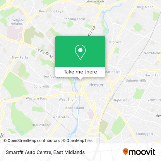 Smartfit Auto Centre map