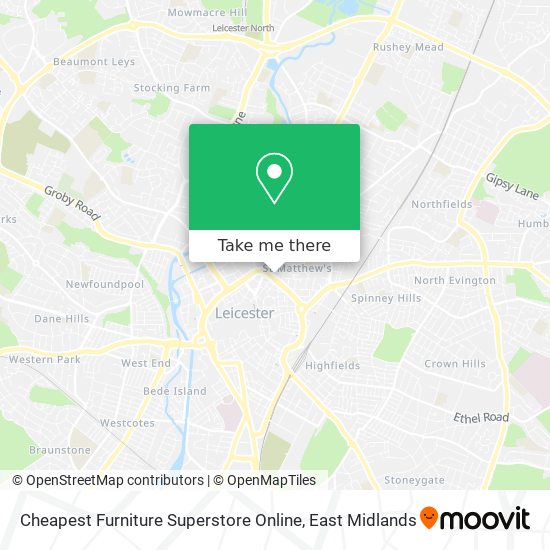 Cheapest Furniture Superstore Online map