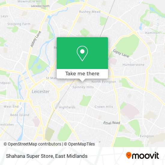 Shahana Super Store map