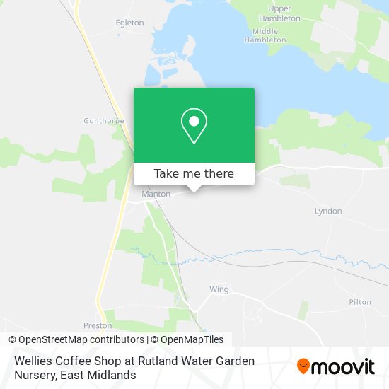 Wellies Coffee Shop at Rutland Water Garden Nursery map