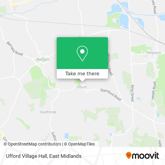 Ufford Village Hall map