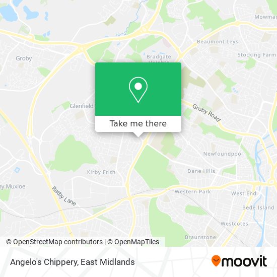 Angelo's Chippery map