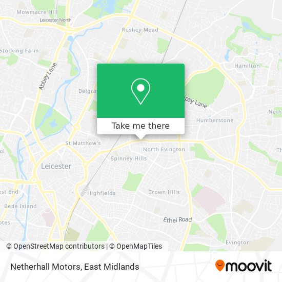 Netherhall Motors map