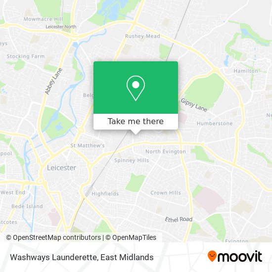 Washways Launderette map