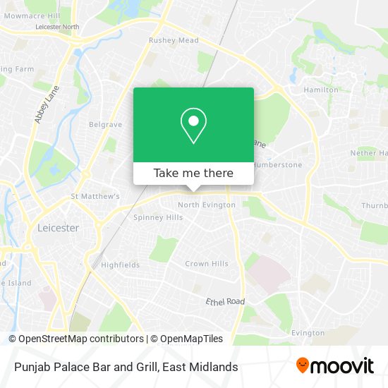 Punjab Palace Bar and Grill map