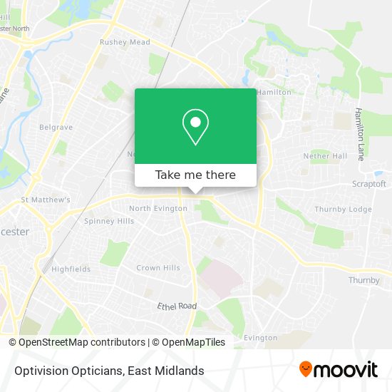 Optivision Opticians map