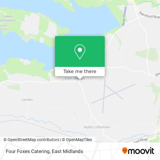 Four Foxes Catering map