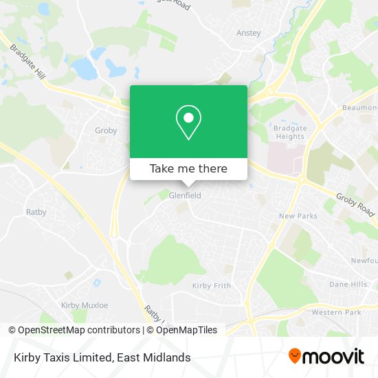 Kirby Taxis Limited map