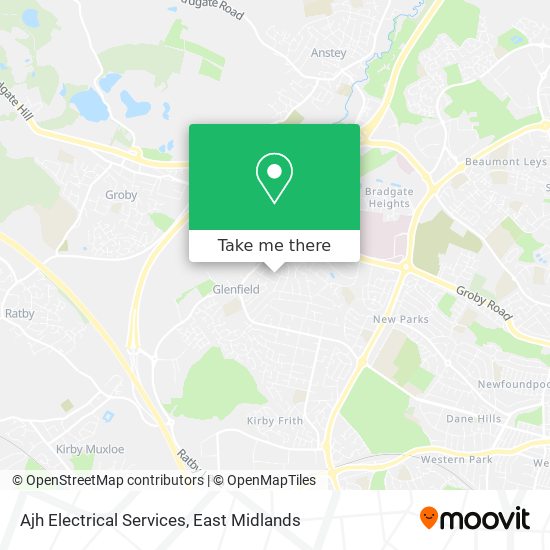 Ajh Electrical Services map