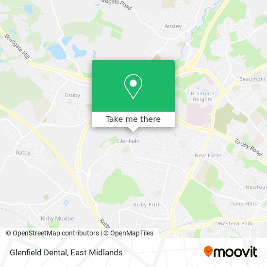 Glenfield Dental map