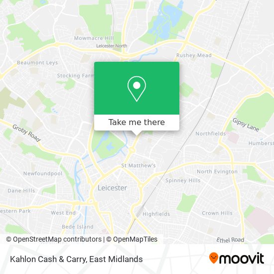 Kahlon Cash & Carry map