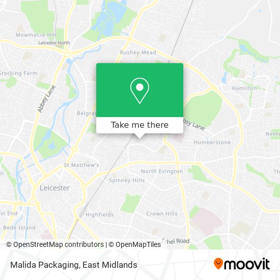 Malida Packaging map