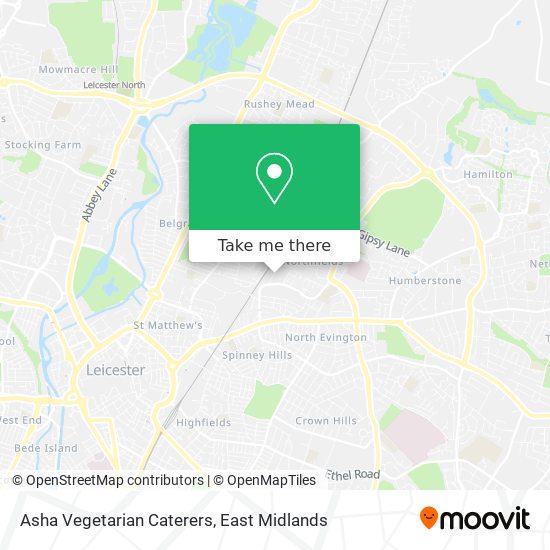 Asha Vegetarian Caterers map