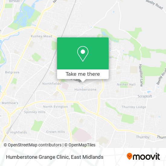 Humberstone Grange Clinic map