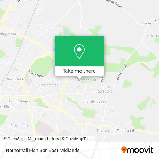 Netherhall Fish Bar map