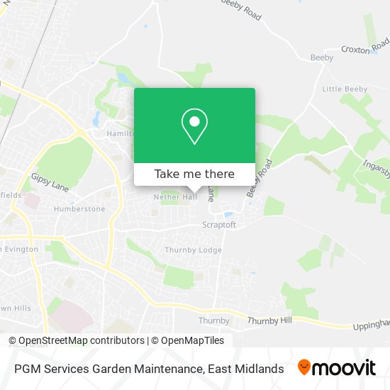 PGM Services Garden Maintenance map