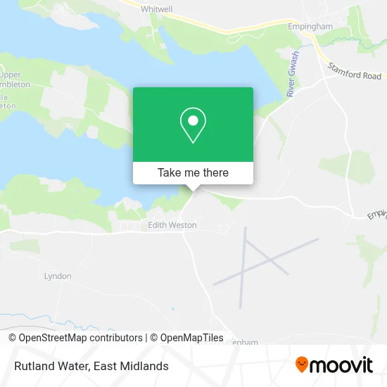 Rutland Water map