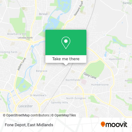 Fone Depot map