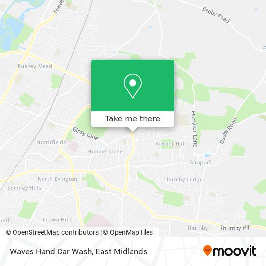Waves Hand Car Wash map