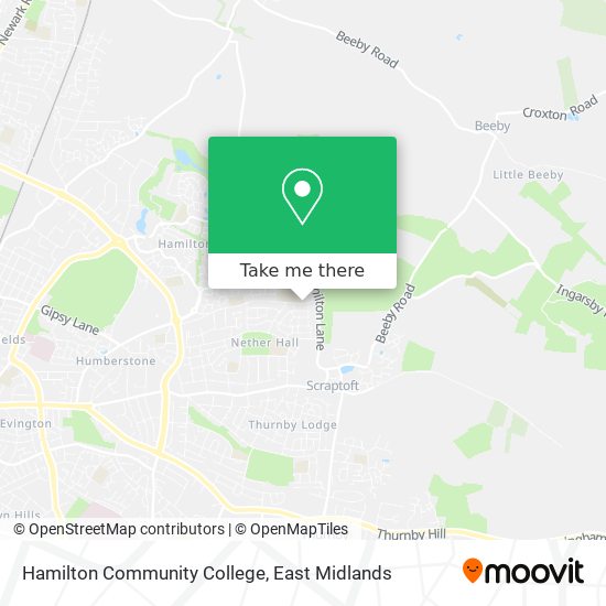 Hamilton Community College map