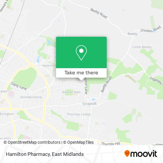 Hamilton Pharmacy map