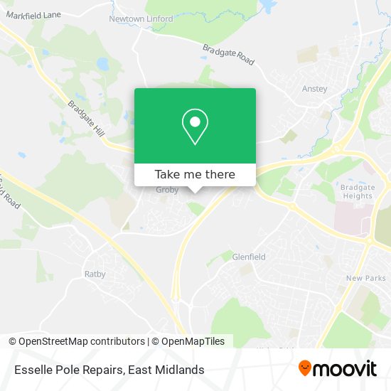 Esselle Pole Repairs map