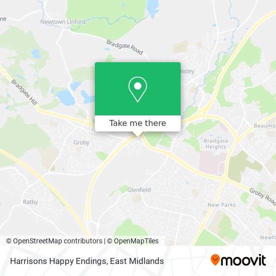 Harrisons Happy Endings map