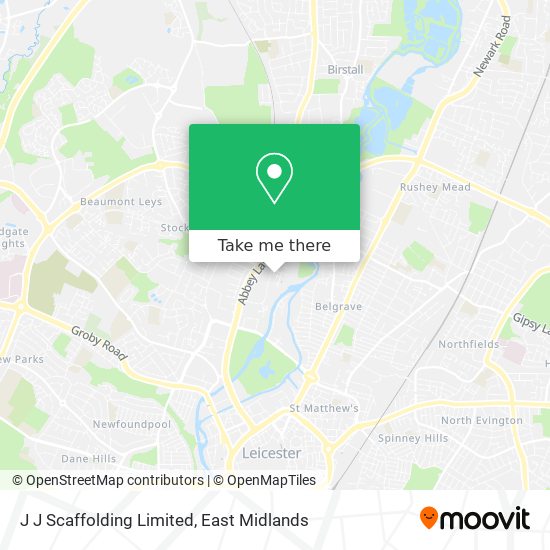 J J Scaffolding Limited map