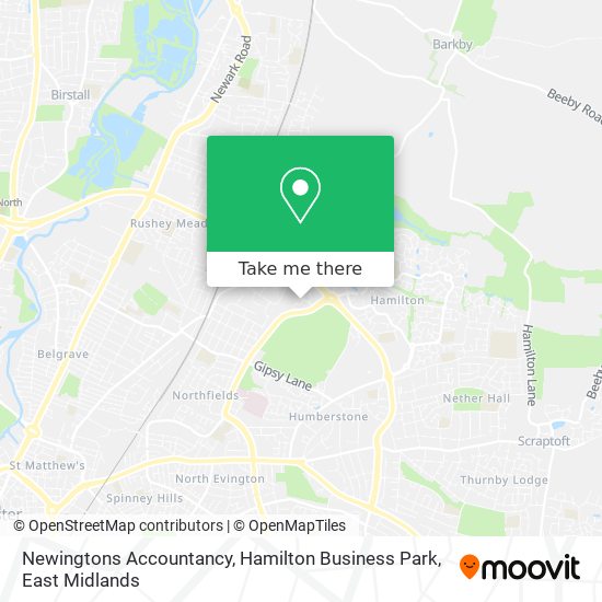 Newingtons Accountancy, Hamilton Business Park map