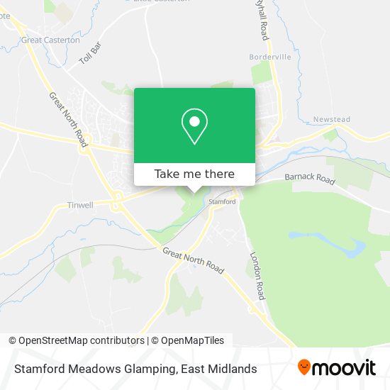 Stamford Meadows Glamping map