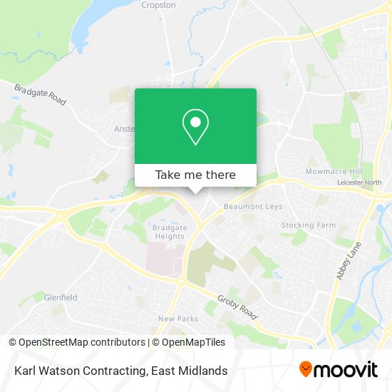 Karl Watson Contracting map