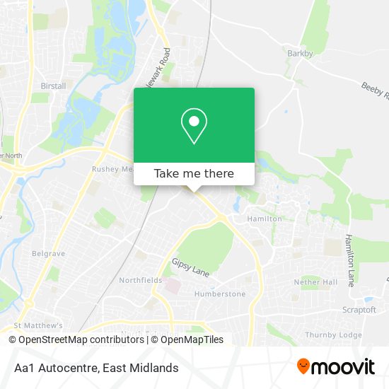 Aa1 Autocentre map