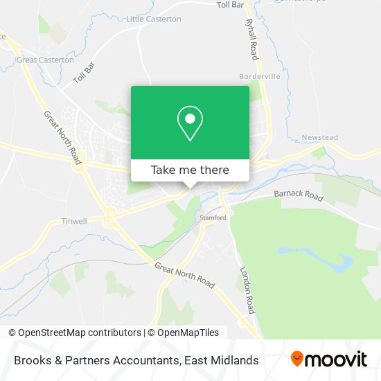 Brooks & Partners Accountants map