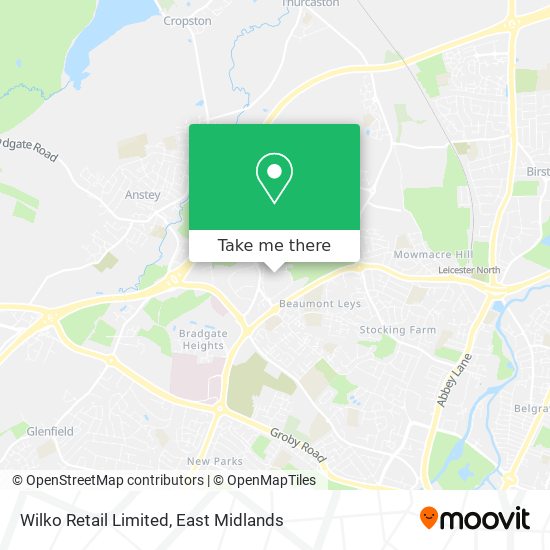 Wilko Retail Limited map