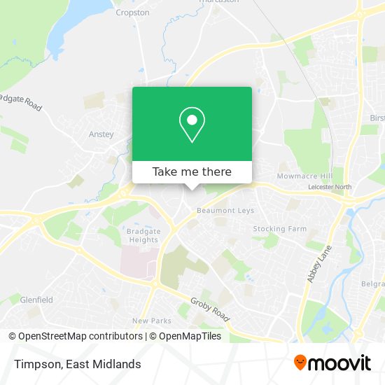 Timpson map