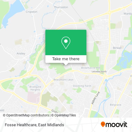Fosse Healthcare map