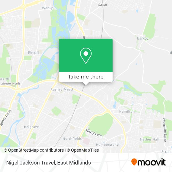 Nigel Jackson Travel map