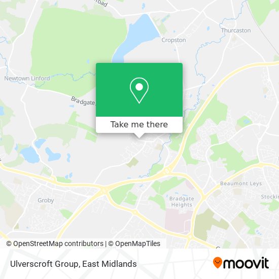 Ulverscroft Group map