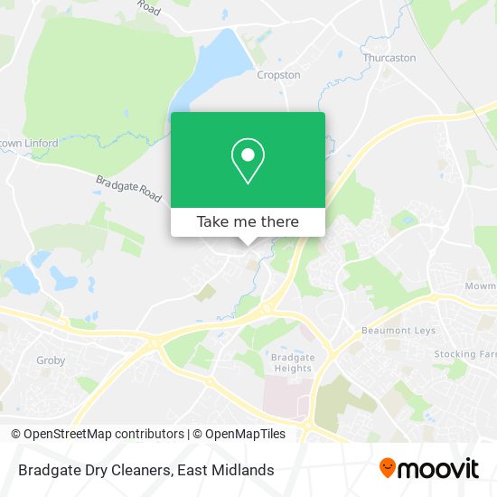 Bradgate Dry Cleaners map