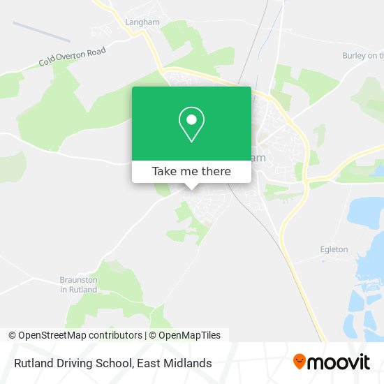 Rutland Driving School map