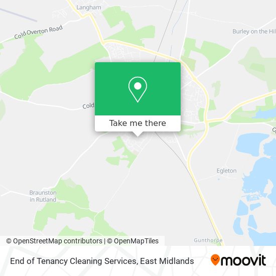 End of Tenancy Cleaning Services map