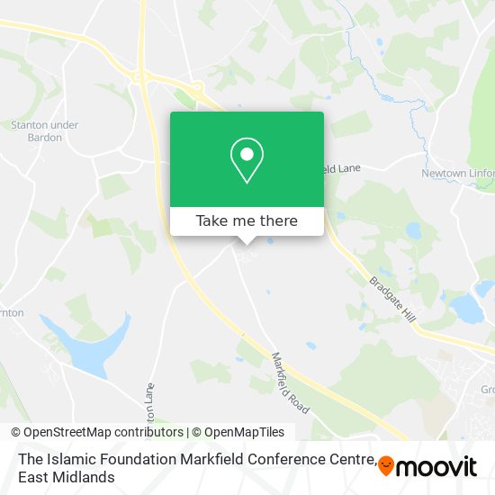 The Islamic Foundation Markfield Conference Centre map