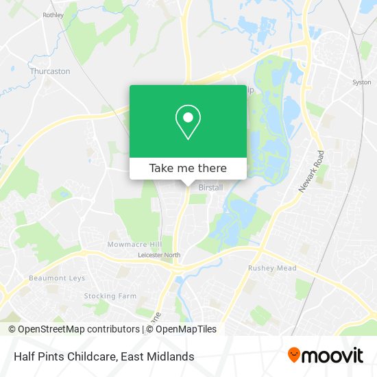 Half Pints Childcare map