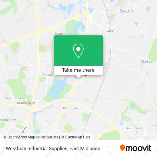 Westbury Industrial Supplies map