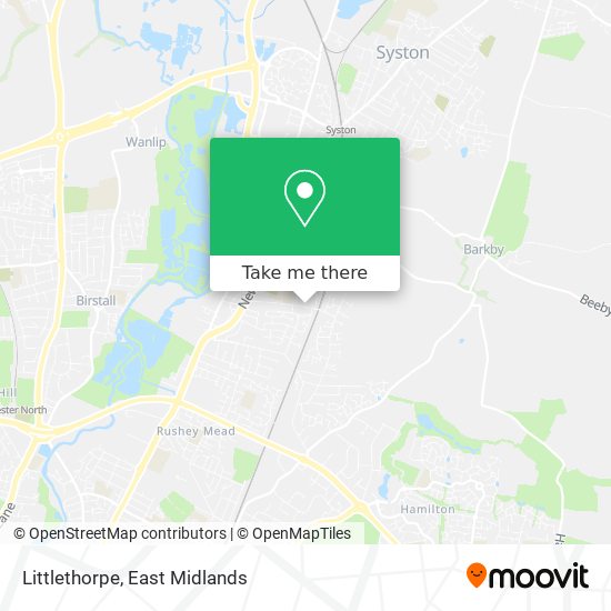 Littlethorpe map