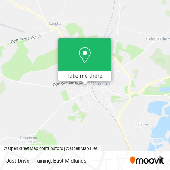 Just Driver Training map