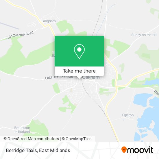 Berridge Taxis map