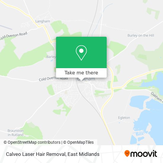 Calveo Laser Hair Removal map