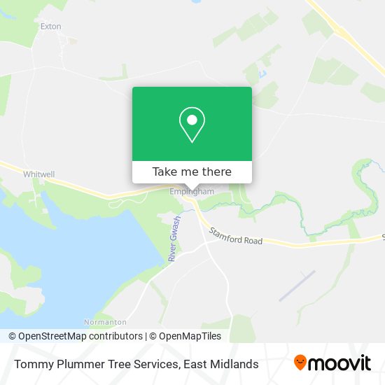 Tommy Plummer Tree Services map